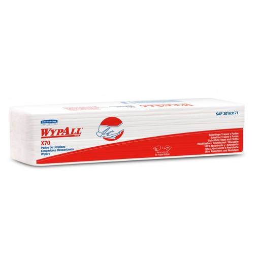 [152040060] WYPALL X-70 PRE-DOBLADO DOBLE X 50 PAÑOS (42CM X 50CM) REF: 30163171 *DESCONTINUADO* * PRECIO HASTA AGOTAR EXISTENCIAS *